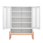 Meuble à chaussures double face de 1,80 m de haut avec cloisons mobiles à double couche et base creuse, conception anti-humidité et antisismique