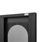 Meuble à chaussures double face de 1,80 m de haut avec cloisons mobiles à double couche et base creuse, conception anti-humidité et antisismique