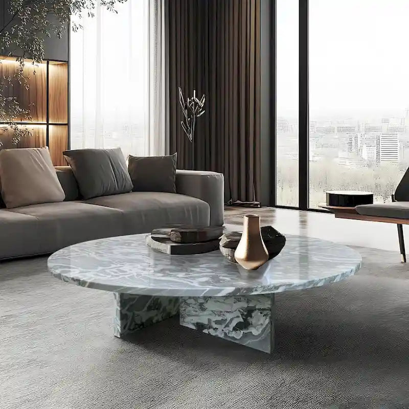 35.4 Table basse en marbre naturel