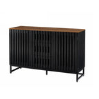 Meuble de rangement moderne avec 3 tiroirs et 4 étagères pour salon, chambre