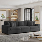 Canapé modulaire moderne surdimensionné avec coussins