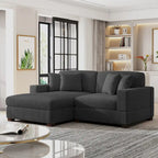 Canapé modulaire moderne surdimensionné avec coussins