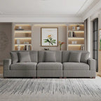 Canapé modulaire moderne surdimensionné avec coussins
