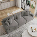 Canapé modulaire moderne surdimensionné avec coussins