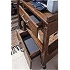 Meuble de rangement pour imprimante de bureau industriel - 61 P x 56 L x 58 H cm