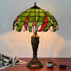 Lampe de table à dôme en verre inoxydable vintage 2 lumières HomeyFad