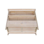 Meuble TV d'angle en bois massif de style Mission