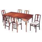 Table console extensible 3 en 1 en bois de cerisier Stakmore