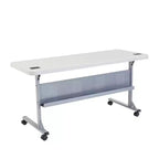 Table de formation 24"x60" Flip-N-Store Gris moucheté - Hampden Furnishings : Mobile, Empilable, Rangement facile