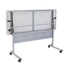 Table de formation 24"x60" Flip-N-Store Gris moucheté - Hampden Furnishings : Mobile, Empilable, Rangement facile