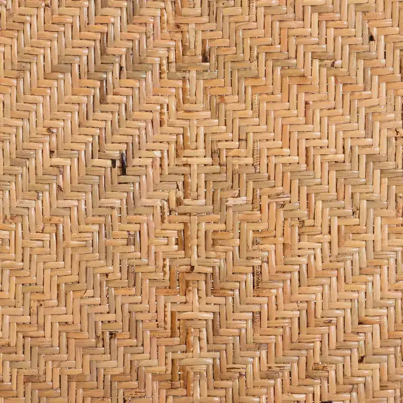 Tabouret de bar Adrena en rotin marron naturel - Baxton Studio : Fait à la main, aucun assemblage requis, style bohème
