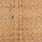 Tabouret de bar Adrena en rotin marron naturel - Baxton Studio : Fait à la main, aucun assemblage requis, style bohème