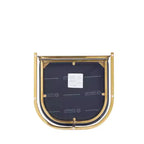 Manhattan Comfort Lot de 2 tabourets de bar Louvre Noir/Or Titane