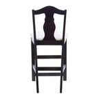 Linon Lot de 2 tabourets de bar Jandee de 61 cm de hauteur de comptoir, brun foncé