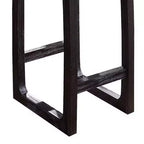 Tabouret de bar à hauteur de comptoir Razo 40,6 cm Tissu/Expresso vieilli - Acme Furniture : Rembourrage en lin, base en bois