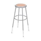 Lot de 2 tabourets en acier gris robustes réglables de 81 à 99 cm - Hampden Furnishings