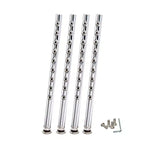 Lot de 2 tabourets en acier gris robustes réglables de 81 à 99 cm - Hampden Furnishings