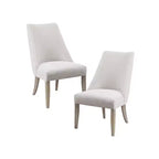 Lot de 2 chaises de salle à manger Winfield couleur ivoire - Martha Stewart