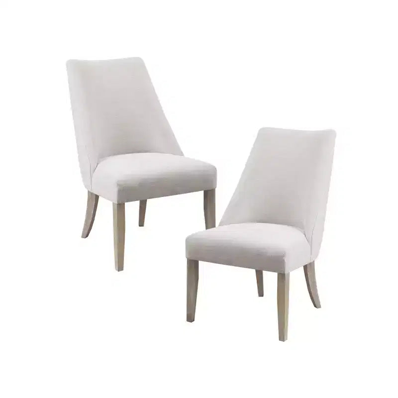 Lot de 2 chaises de salle à manger Winfield couleur ivoire - Martha Stewart