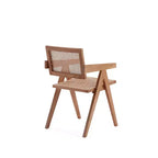 Chaise de salle à manger Hamlet Naturel - Manhattan Comfort : Structure en bois de frêne, Aucun assemblage, Finition mate