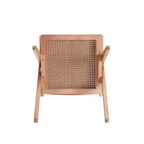 Chaise de salle à manger Hamlet Naturel - Manhattan Comfort : Structure en bois de frêne, Aucun assemblage, Finition mate