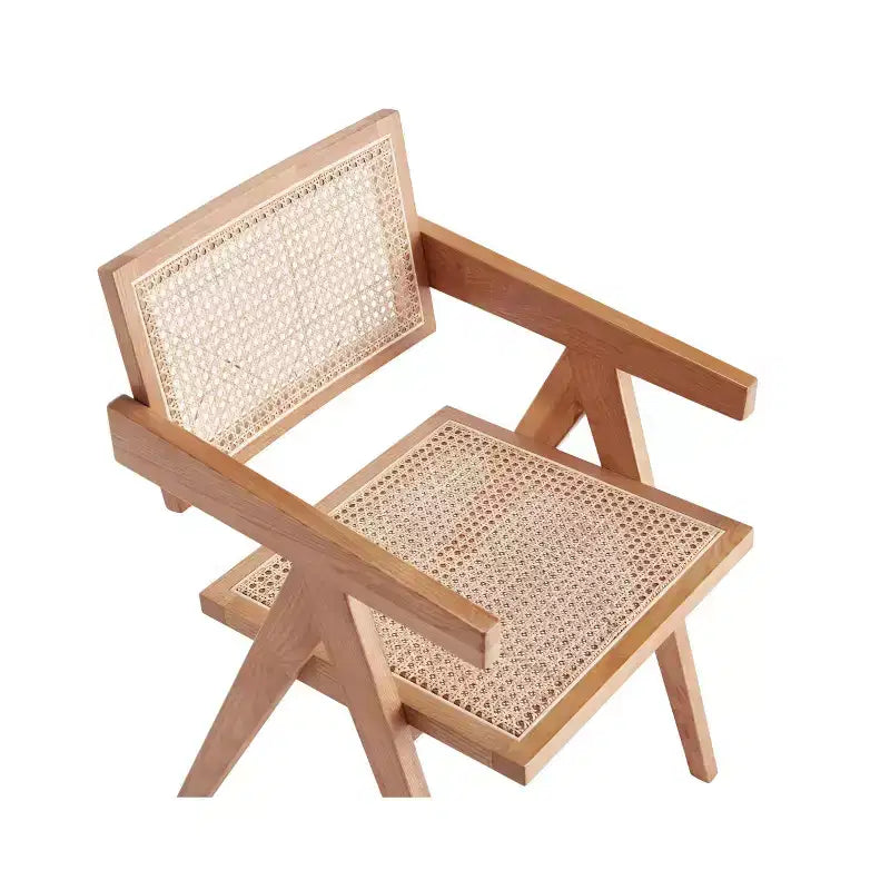 Chaise de salle à manger Hamlet Naturel - Manhattan Comfort : Structure en bois de frêne, Aucun assemblage, Finition mate