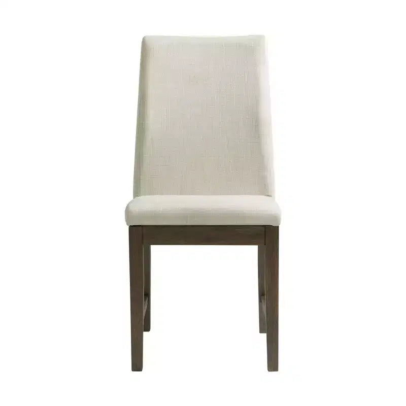 Lot de 2 chaises d'appoint Simms de hauteur standard, noyer - Picket House Furnishings : style Parsons rembourré crème