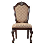 Chaises de salle à manger Chateau De Ville Acme Furniture Tissu/Fini espresso