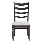 Lot de 2 chaises d'appoint Hutchins espresso délavé - Steve Silver Co.