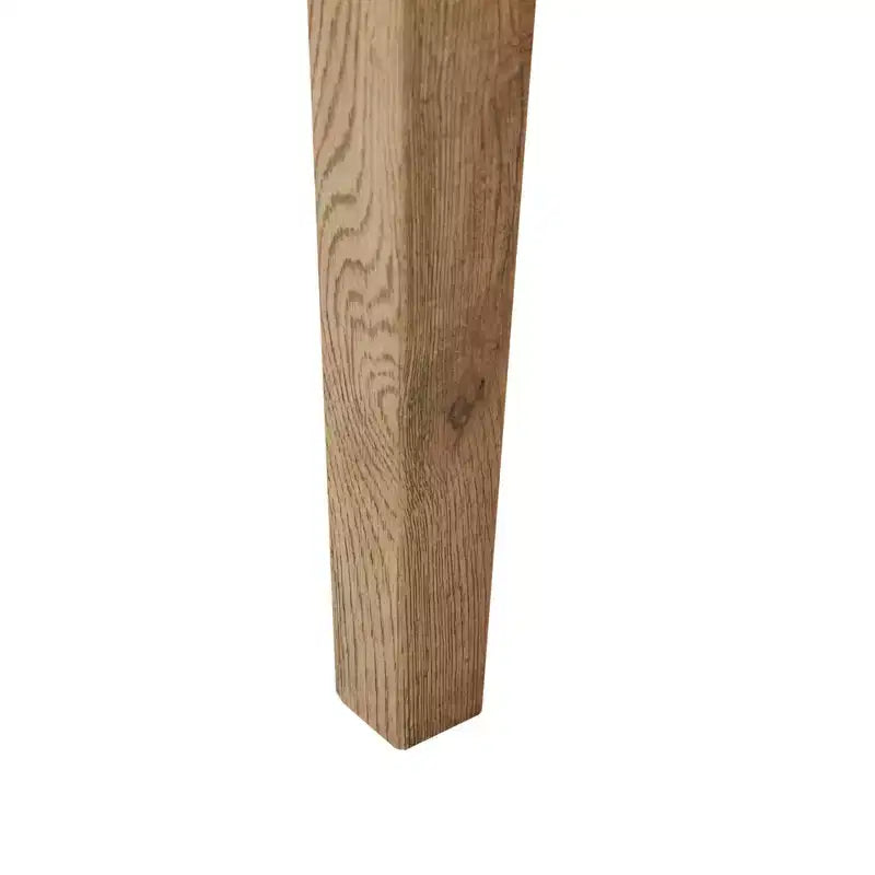 Lot de 2 chaises de salle à manger hautes Cadman avec jupes beige : style Parsons rembourré, garniture en mousse, pieds en bois