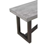 Banc de salle à manger 50" Raven en bois de manguier marron - Timbergirl
