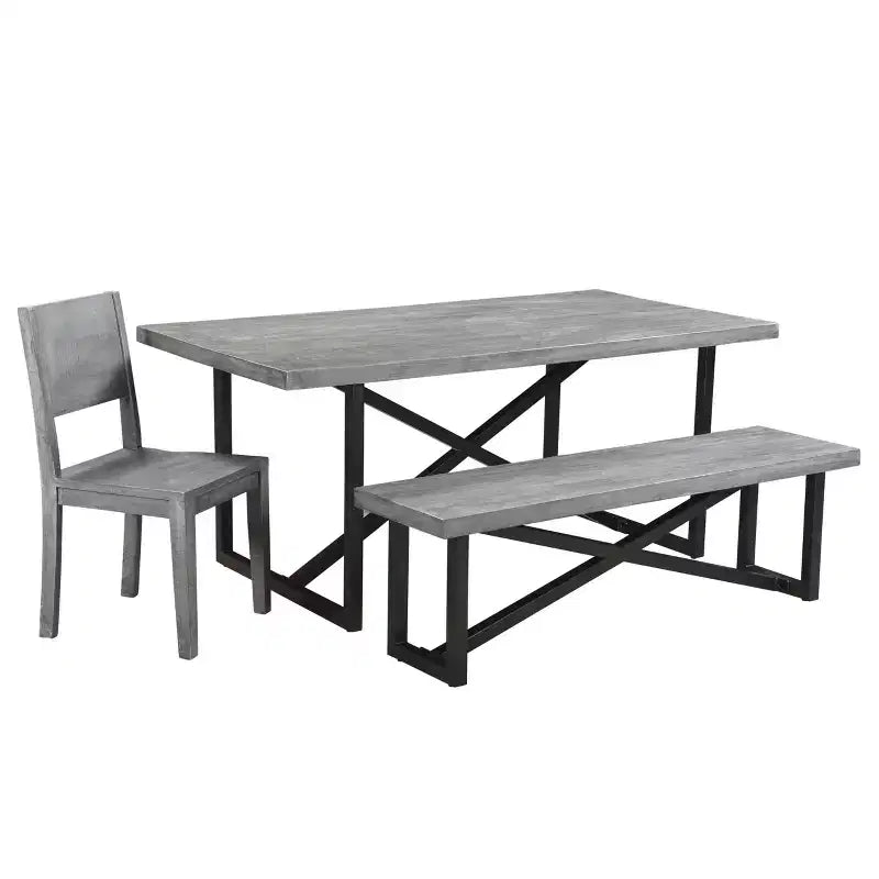 Banc de salle à manger 50" Raven en bois de manguier marron - Timbergirl