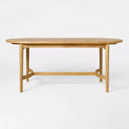 Table à manger Cardamine Racetrack en bois naturel - Threshold™ conçue avec Studio McGee