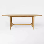 Table à manger Cardamine Racetrack en bois naturel - Threshold™ conçue avec Studio McGee