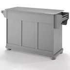 Îlot de cuisine/Chariot à plateau en acier inoxydable Alexandria Gris/Acier inoxydable - Crosley