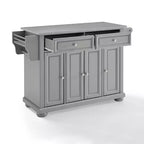 Îlot de cuisine/Chariot à plateau en acier inoxydable Alexandria Gris/Acier inoxydable - Crosley