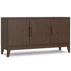 Buffet/Armoire de rangement 3 portes WyndenHall Pearson en noyer brun