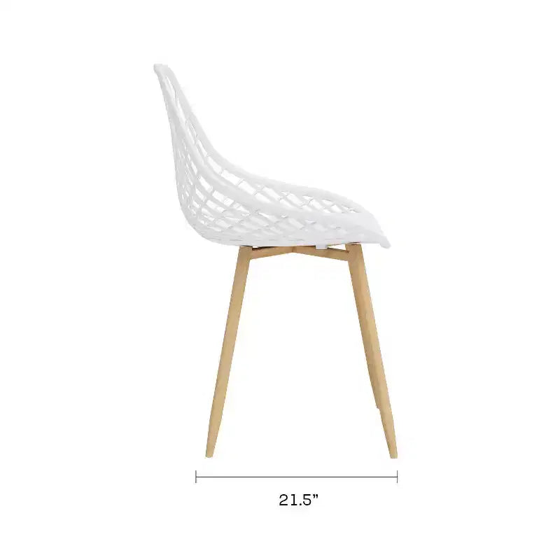 Ensemble de salle à manger Kurv 3 pièces blanc - Jamesdar