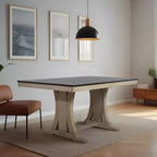 Table à manger Talon 59 po brun/gris antique Home Design