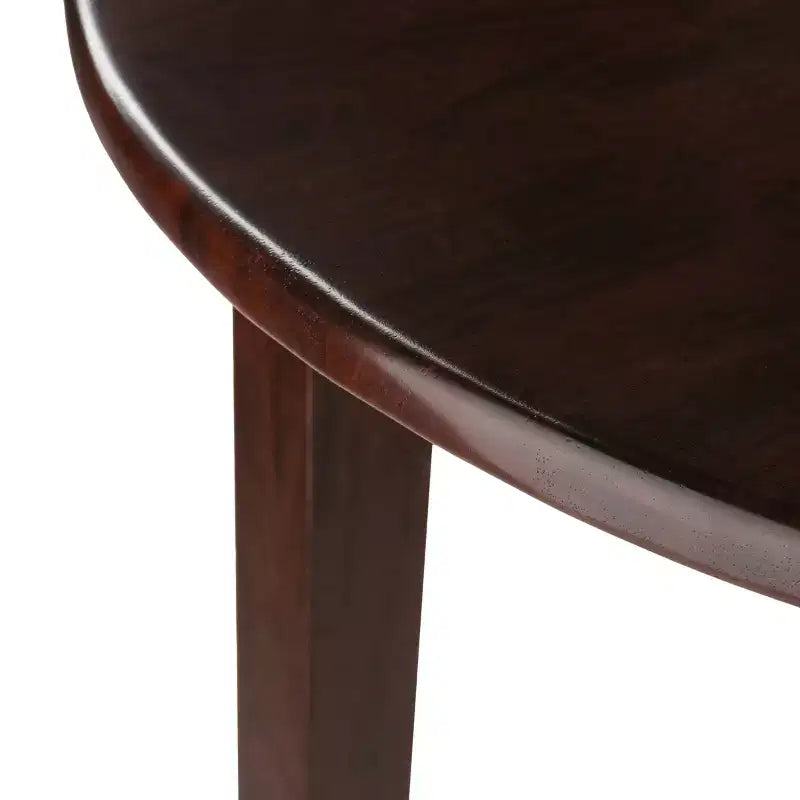 Table à manger ronde Clayton en noyer avec rabats, 36 pouces – Winsome