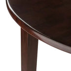Table à manger ronde Clayton en noyer avec rabats, 36 pouces – Winsome