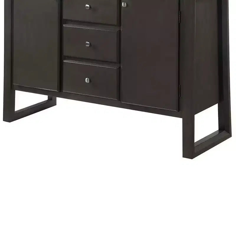 Acme Furniture Madan Armoires de Cuisine et de Salle à Manger 54 po Chêne Gris : Aucun assemblage, Bois composite