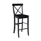 Table de salle à manger extensible ronde Draco de 36 po, rallonge de 12 po, 4 tabourets - International Concepts