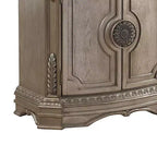 Buffet de service Northville 173 cm en marbre avec rangement, argent antique - Acme Furniture : Aucun assemblage requis, motifs en volutes