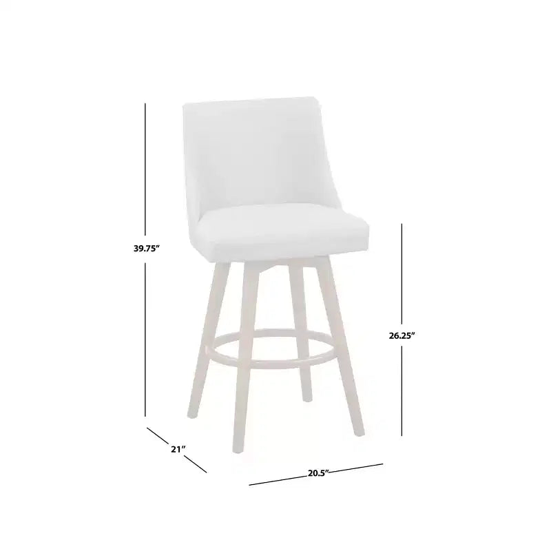 Ensemble de salle à manger Lifestorey 5 pièces Derby mi-siècle moderne hauteur comptoir noyer/gris