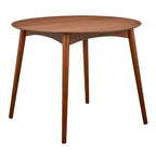 Ensemble de salle à manger Lifestorey 5 pièces Derby mi-siècle moderne hauteur comptoir noyer/gris
