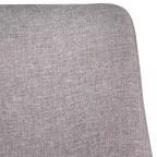 Ensemble de salle à manger Lifestorey 5 pièces Derby mi-siècle moderne hauteur comptoir noyer/gris