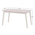 Buylateral Cadix Table à manger moderne du milieu du siècle Hêtre/Naturel
