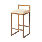 Teamson Home Ensemble de salle à manger Marmo avec plateau en faux marbre et laiton : 3 pièces, style moderne, finition laquée, tabourets rembourrés