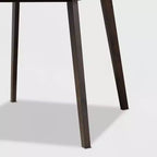 Table à manger Britte carrée en bois brun foncé – Baxton Studio